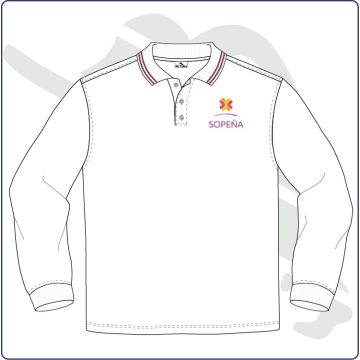 Polo manga larga